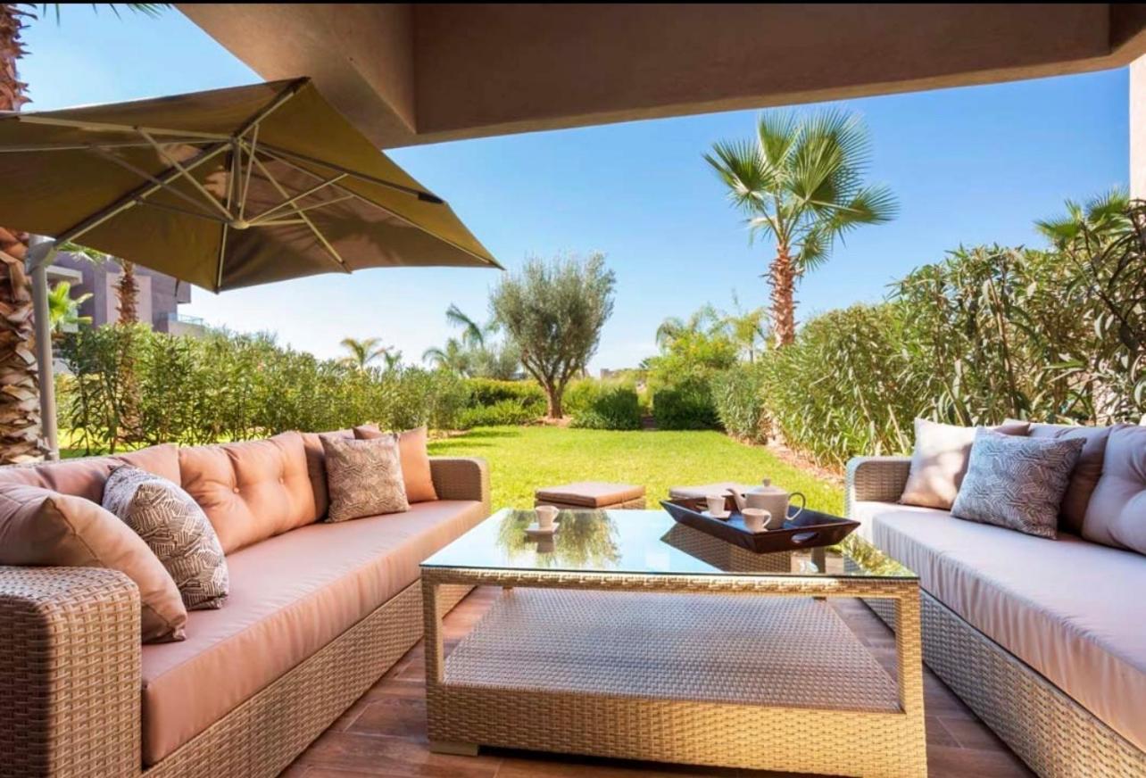 Appartement de luxe avec jardin privé Marrakesh Exterior foto
